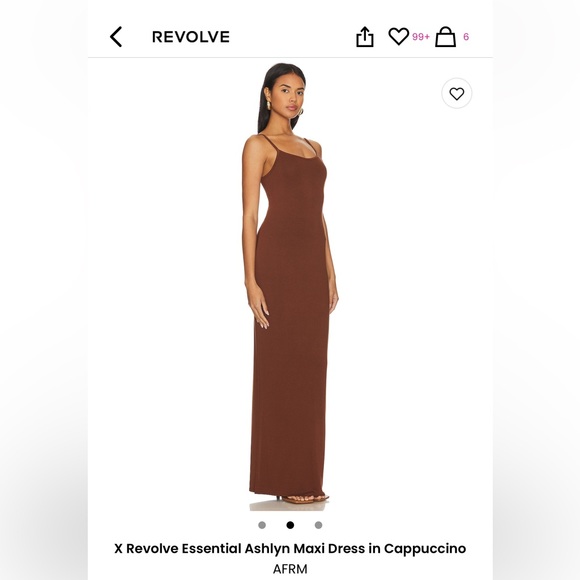 AFRM ESSENTIAL ASHLYN MAXI DRESS - Picture 2 of 4